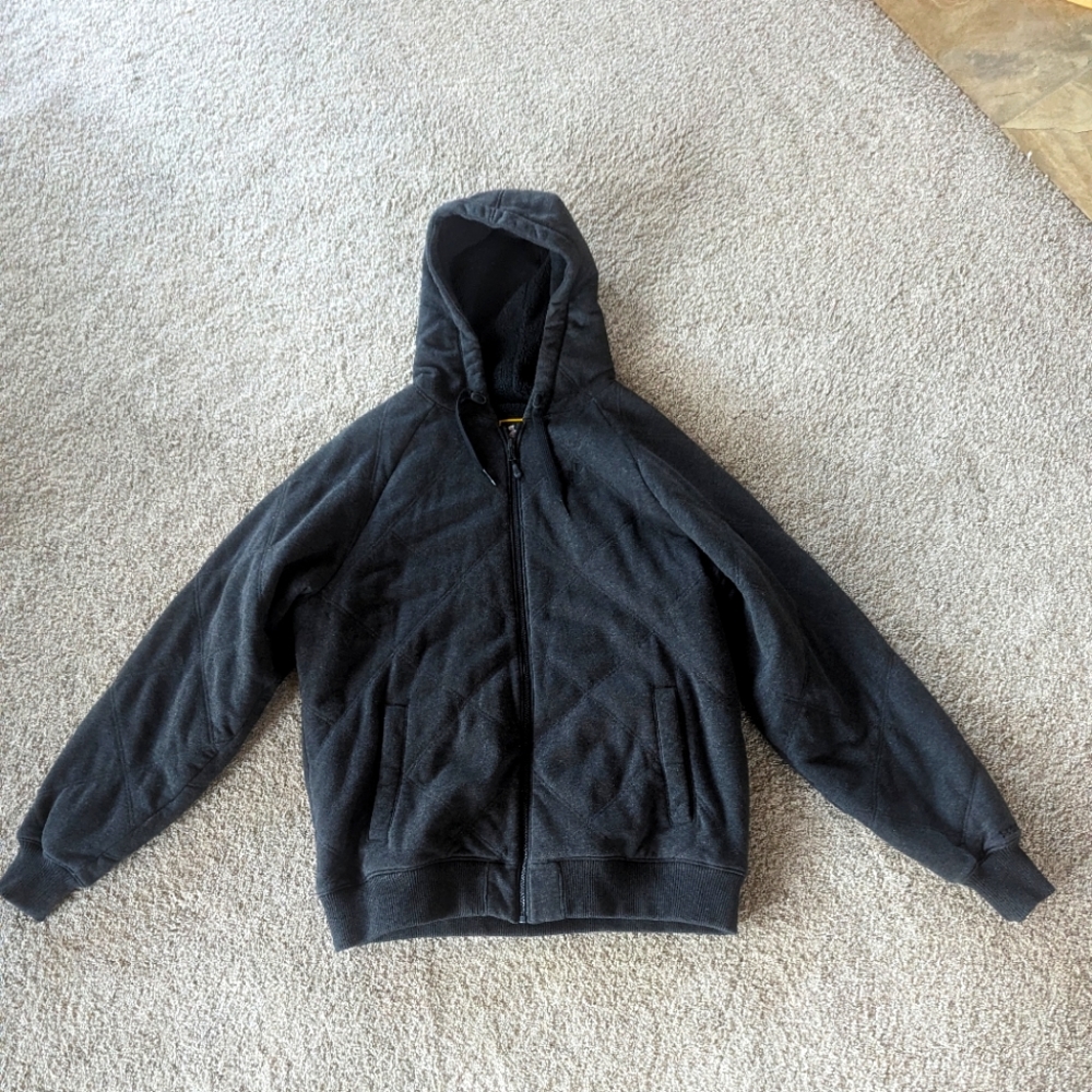 Under Armour Size Large Dark Gray Heavy Jacket
